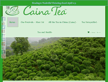 Tablet Screenshot of cainatea.com